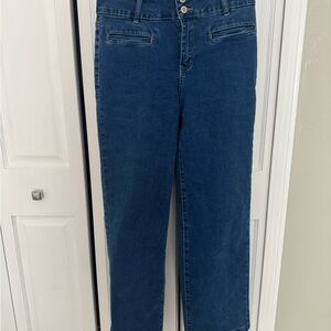 Sidefeel Classic Denim High-Rise Wide Leg Women's Jeans